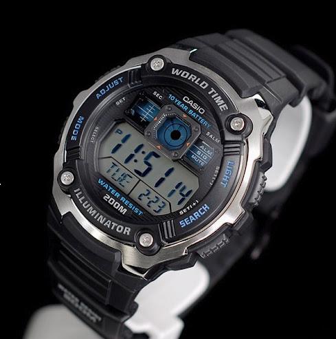 Casio Mens Digital AE-2000W-1AVD